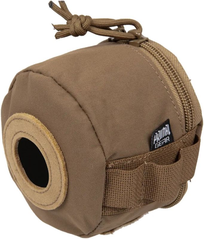 PRIMAL GEAR Puzdro na plynovú kartušu, small - coyote brown