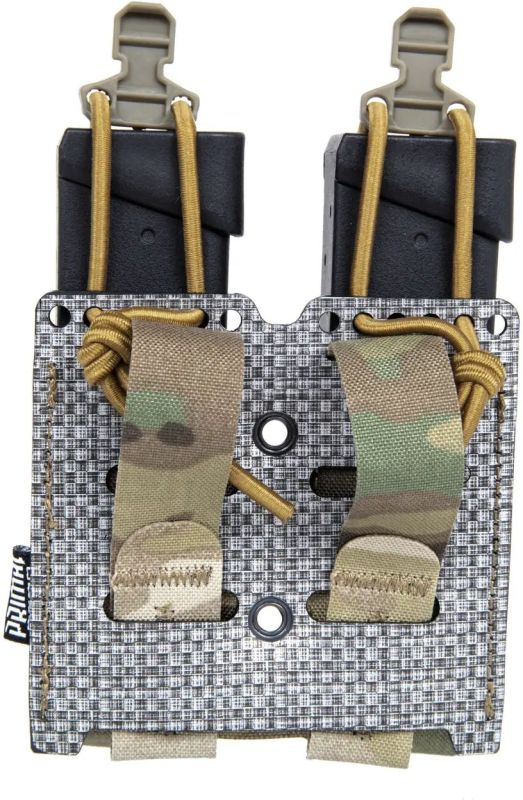 PRIMAL GEAR Double pistol mag pouch - multicam