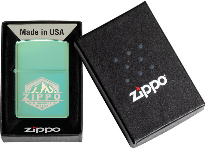 ZIPPO Zapaľovač MOUNTAIN BADGE (66048)