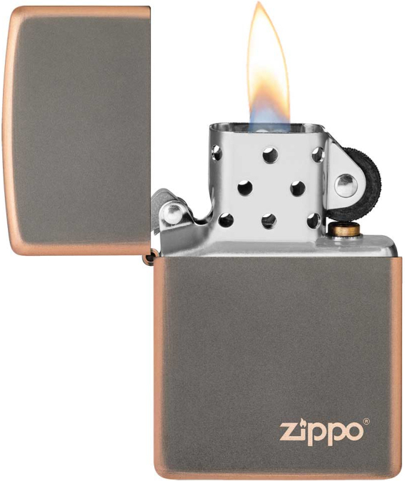 ZIPPO Zapaľovač RUSTIC BRONZE LOGO (27005)