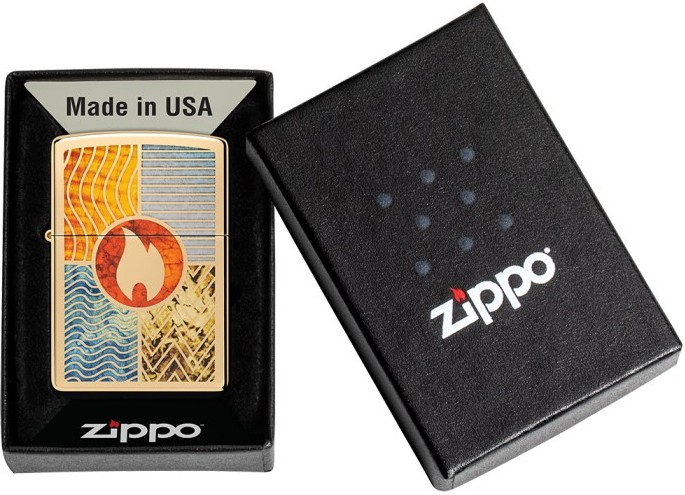 ZIPPO Zapaľovač ELEMENTS OF EARTH (24210)