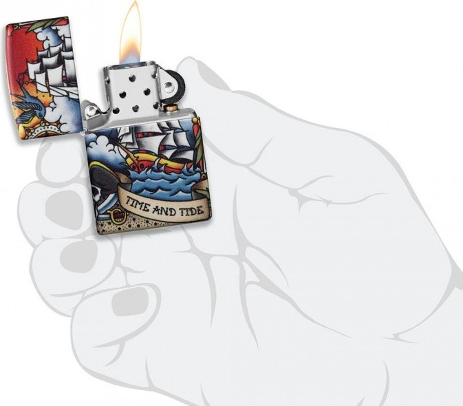 ZIPPO Zapaľovač NAUTICAL TATTOO DESIGN (26033)