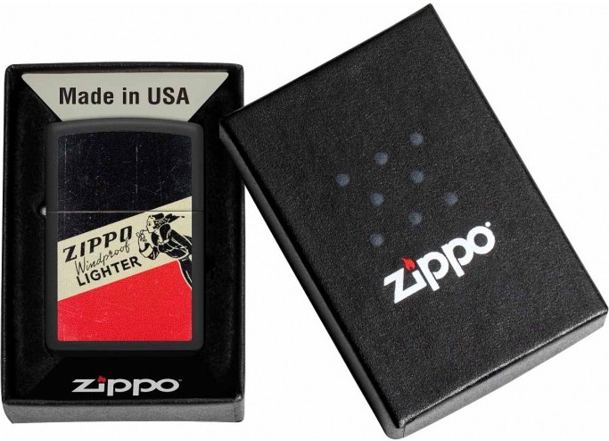 ZIPPO Zapaľovač WINDY RETRO DESIGN (26858)