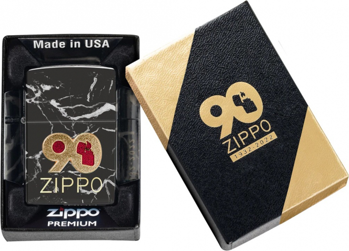 ZIPPO Zapaľovač 90TH ANNIVERSARY (22046)