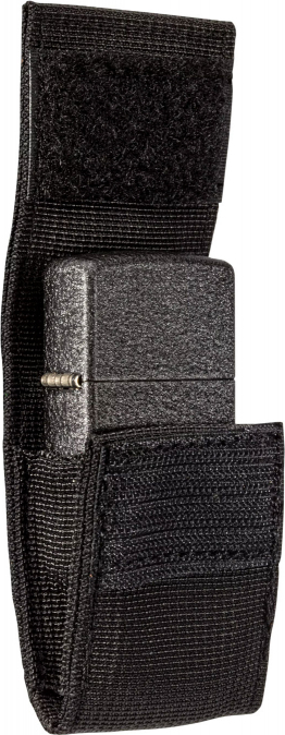 ZIPPO Sada zapaľovač a puzdro BLACK CRACKLE - black (30058)