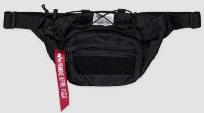 ALPHA INDUSTRIES Ľadvinka Tactical Waist Bag - black (128925/03)