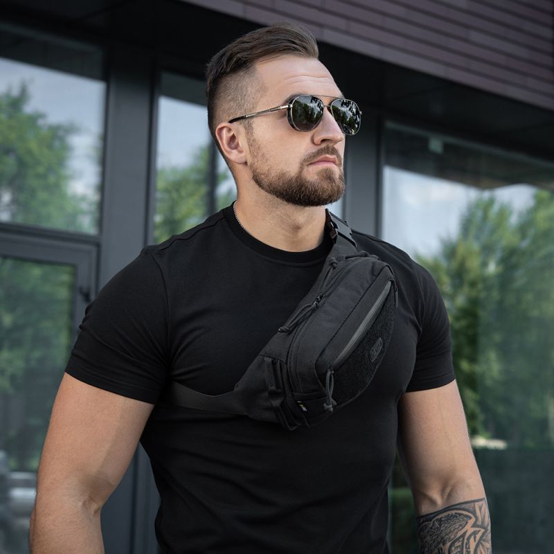 M-TAC Ľadvinka Tactical Waist Bag Gen.II - black (LT-2259)