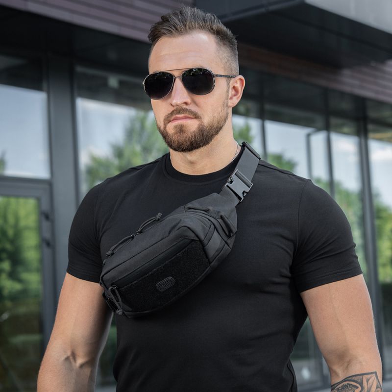 M-TAC Ľadvinka Tactical Waist Bag Gen.II - black (LT-2259)