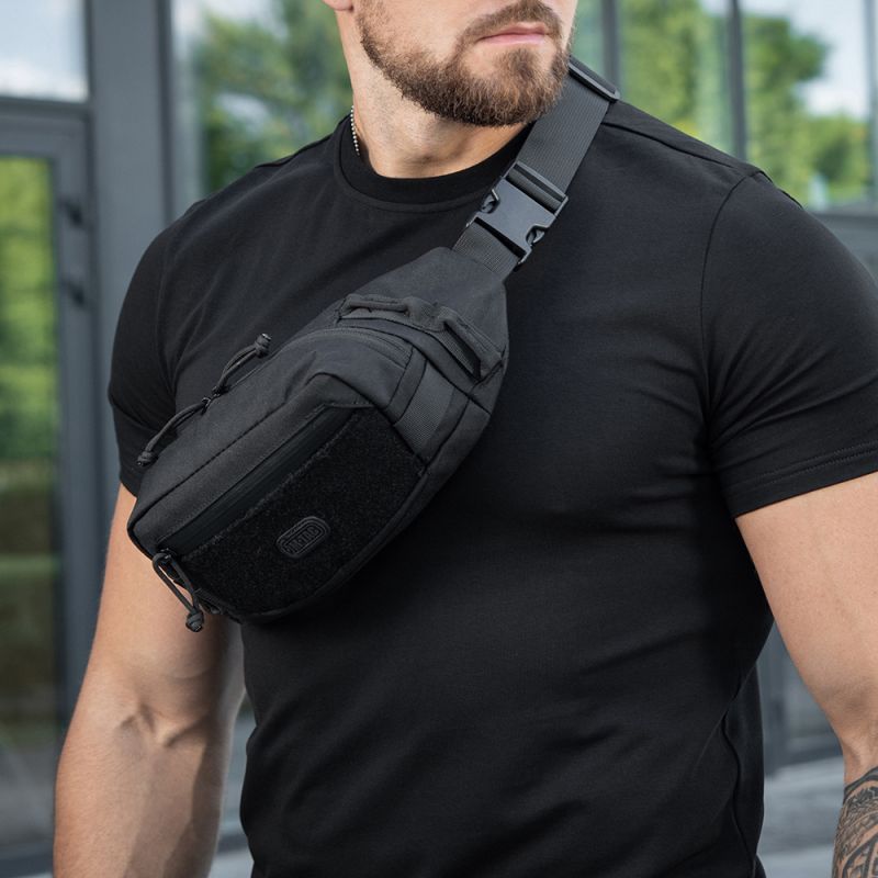 M-TAC Ľadvinka Tactical Waist Bag Gen.II - black (LT-2259)