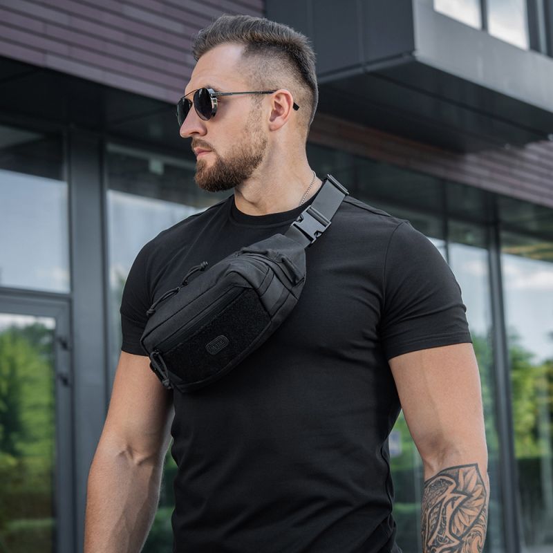 M-TAC Ľadvinka Tactical Waist Bag Gen.II - black (LT-2259)