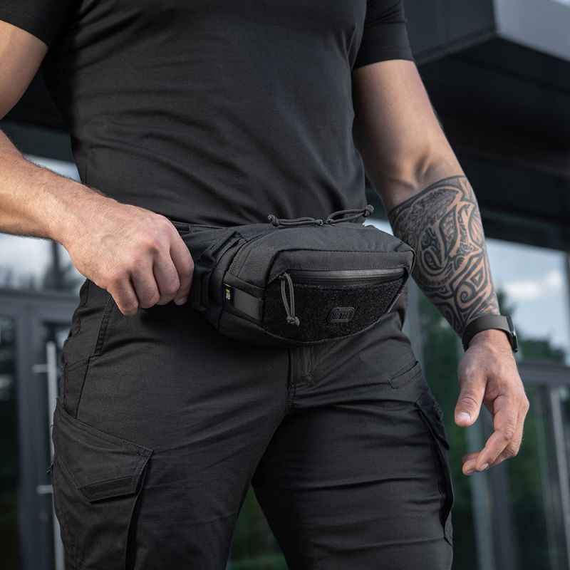 M-TAC Ľadvinka Tactical Waist Bag Gen.II - black (LT-2259)