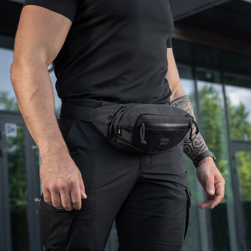 M-TAC Ľadvinka Tactical Waist Bag Gen.II - black (LT-2259)