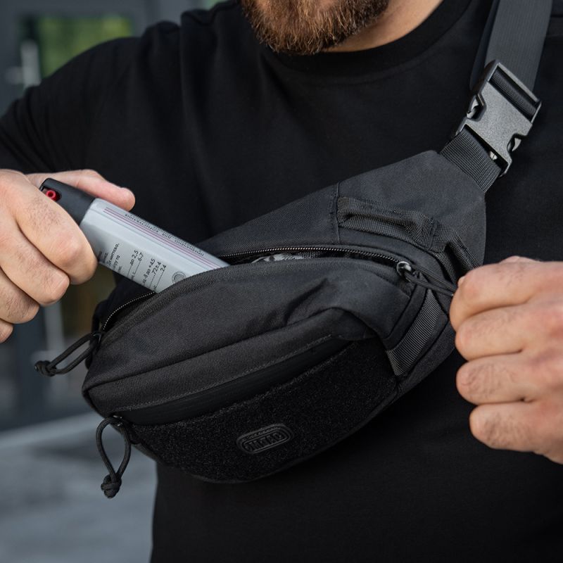 M-TAC Ľadvinka Tactical Waist Bag Gen.II - black (LT-2259)