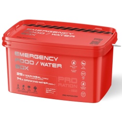 ADVENTURE MENU MRE Emergency Box Food / Water