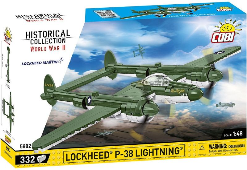 COBI Stavebnica HC WW2 Lockheed P-38 Lightning (COBI-5882)