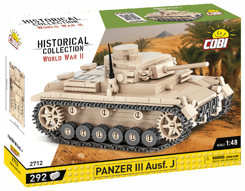 COBI Stavebnica WW2 Panzer III Ausf. J (COBI-2712)