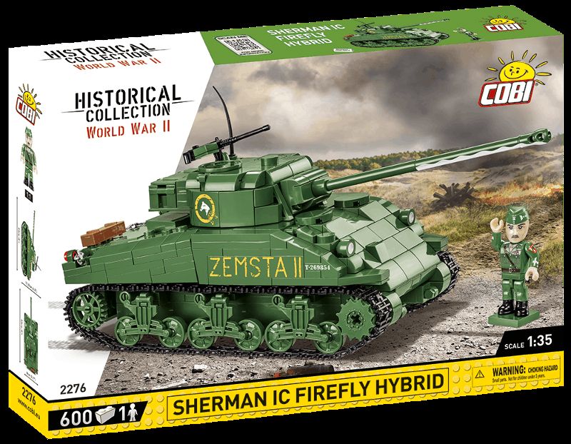 COBI Stavebnica HC WW2 Sherman IC Firefly Hybrid (COBI-2276)