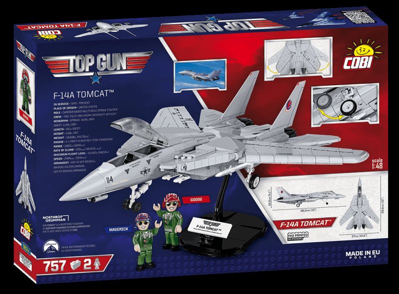 COBI Stavebnica TOP GUN F-14A Tomcat (COBI-5811A)