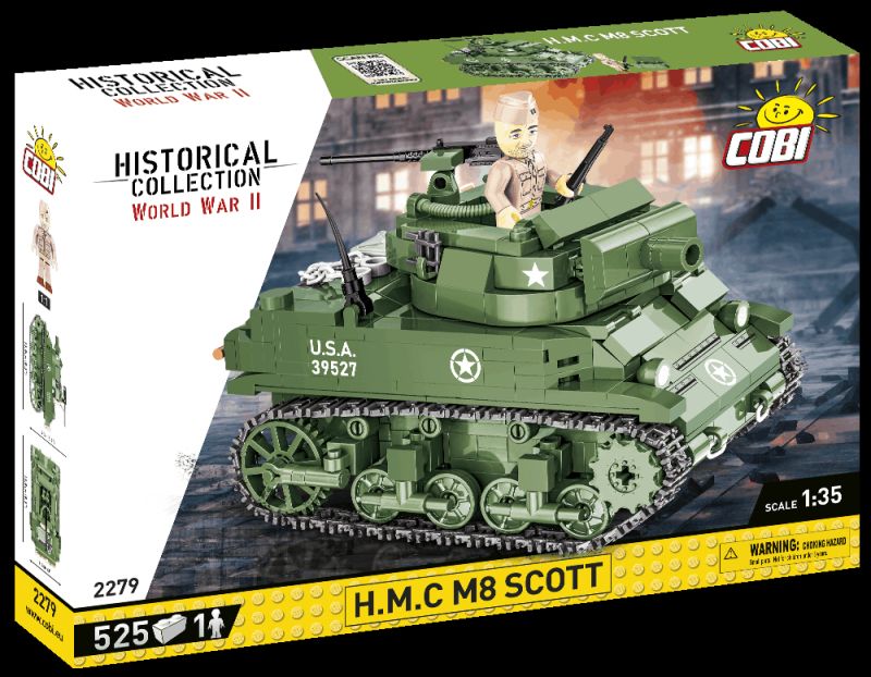 COBI Stavebnica HC WW2 H.M.C M8 Scott (COBI-2279)