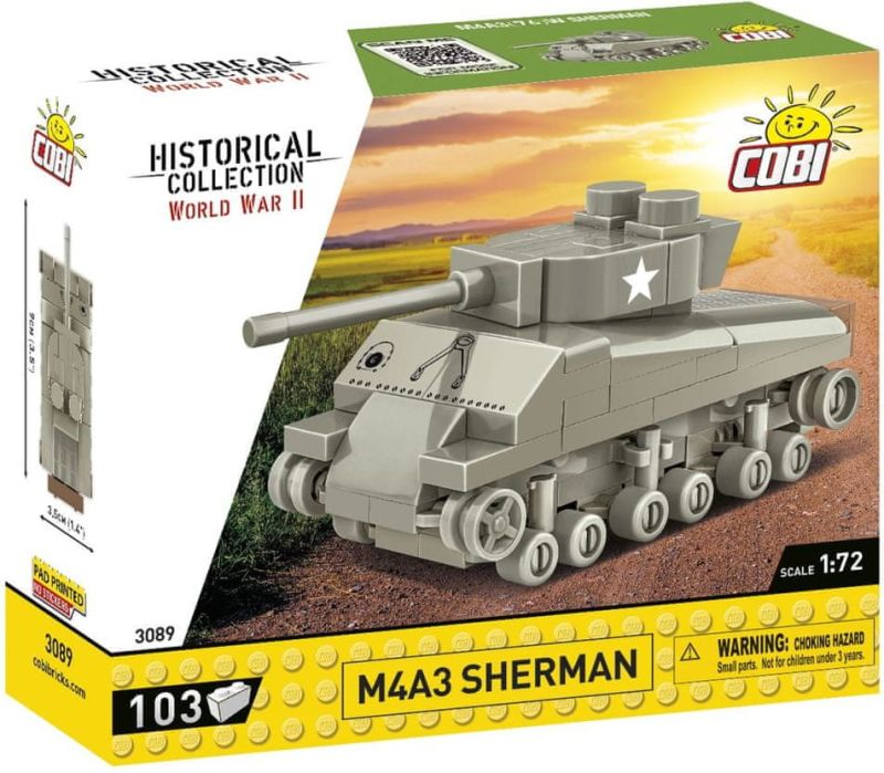 COBI Stavebnica HC WW2 M4A3 Sherman 1:72 (COBI-3089)