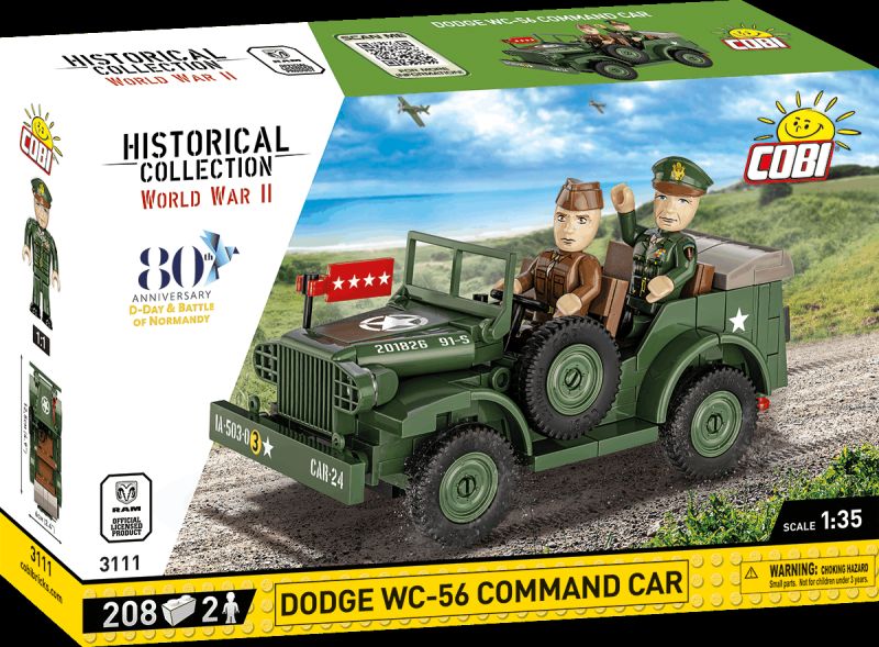 COBI Stavebnica HC WW2 Dodge WC-56 Command Car (COBI-3111)