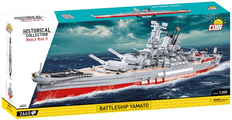 COBI Stavebnica HC WW2 Battleship Yamato (COBI-4833)