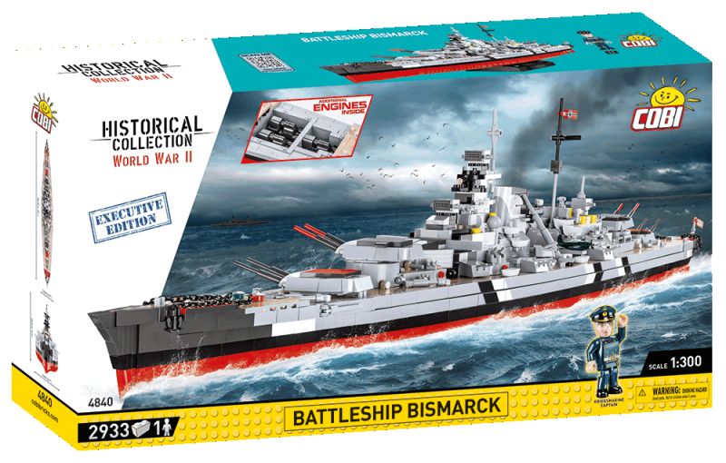 COBI Stavebnica HC WW2 Battleship Bismarck - Executive Edition (COBI-4840)