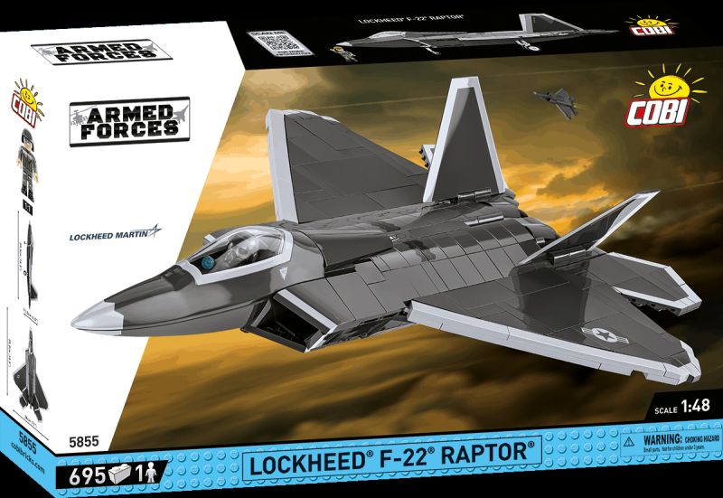 COBI Stavebnica AF Lockheed F-22 Raptor (COBI-5855)