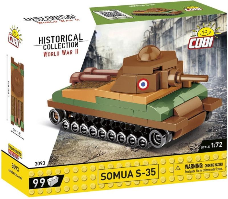 COBI Stavebnica HC WW2 Somua S-35 1:72 (COBI-3093)