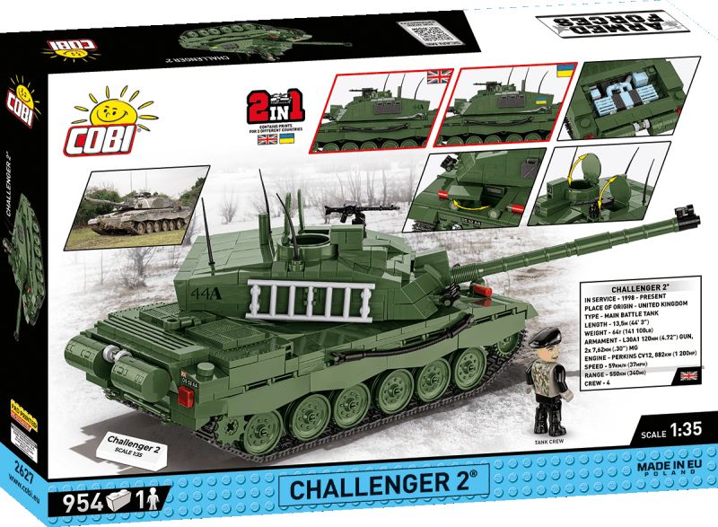 COBI Stavebnica AF Challenger 2 (COBI-2627)