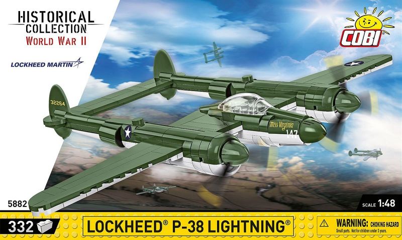 COBI Stavebnica HC WW2 Lockheed P-38 Lightning (COBI-5882)