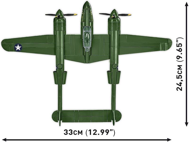 COBI Stavebnica HC WW2 Lockheed P-38 Lightning (COBI-5882)