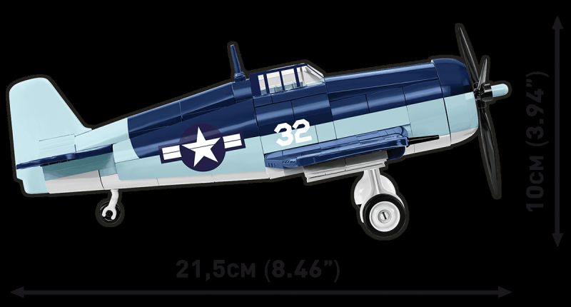 COBI Stavebnica HC WW2 Grumman F6F Hellcat (COBI-5883)