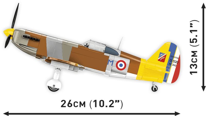 COBI Stavebnica HC WW2 Dewoitine D.520 (COBI-5734)