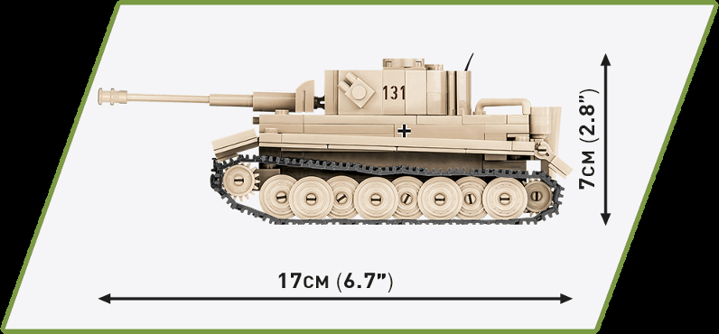 COBI Stavebnica WW2 PzKpfw VI Tiger 131 (COBI-2710)