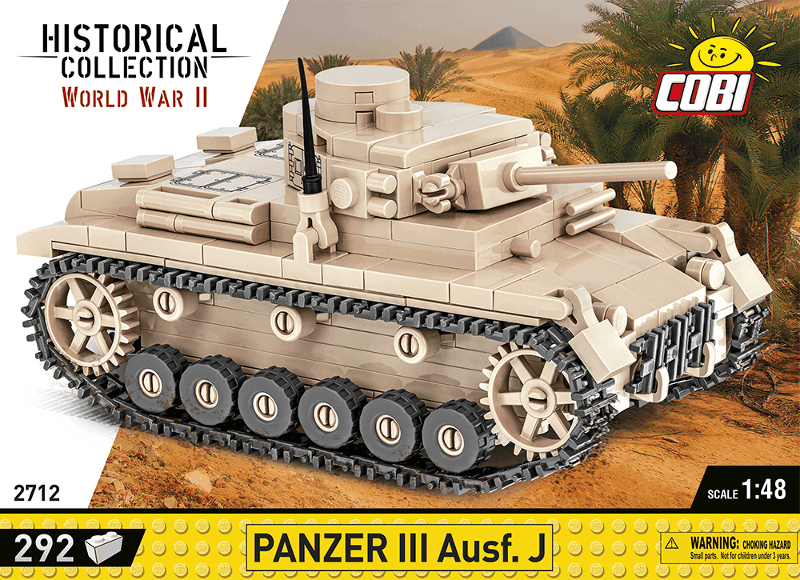 COBI Stavebnica WW2 Panzer III Ausf. J (COBI-2712)