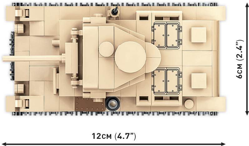 COBI Stavebnica WW2 Panzer III Ausf. J (COBI-2712)