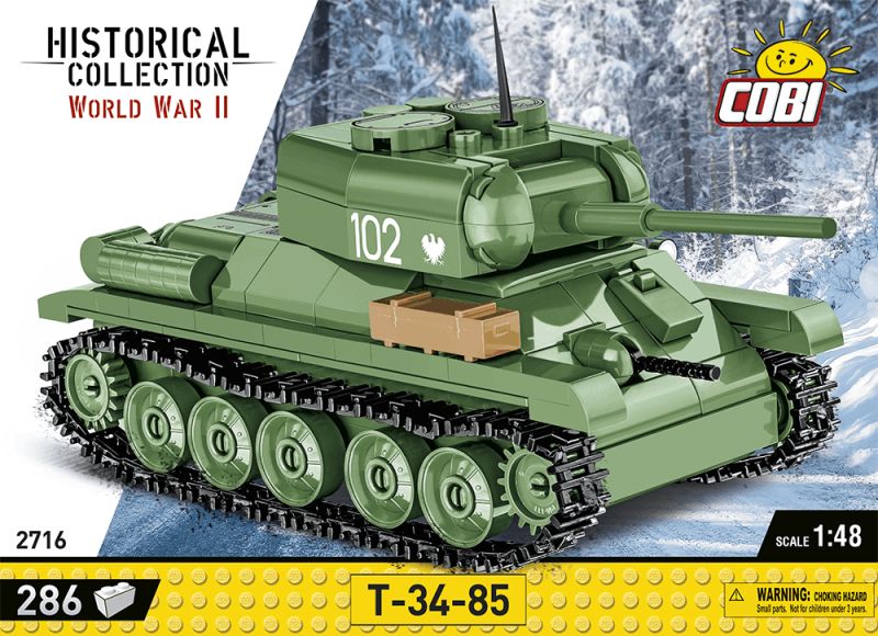 COBI Stavebnica WW2 T-34-85 (COBI-2716)