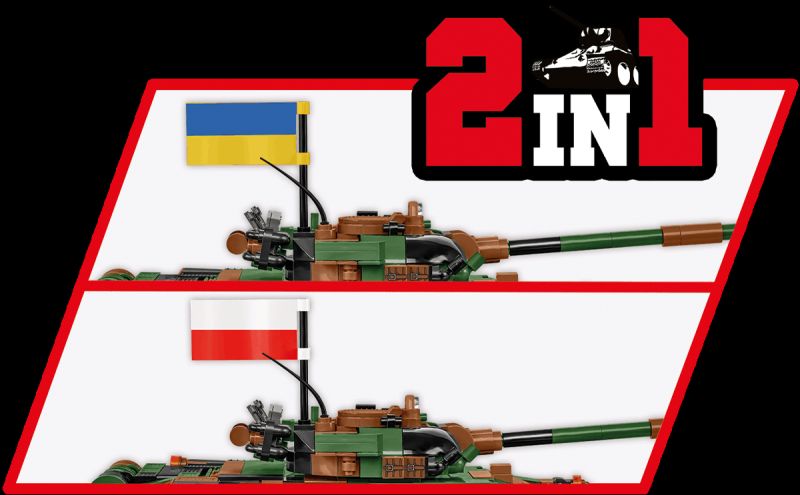 COBI Stavebnica AF T-72M1R (PL/UA) (COBI-2624)