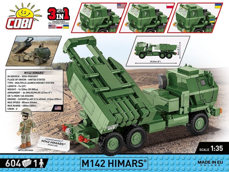 COBI Stavebnica AF M142 Himars (COBI-2626)