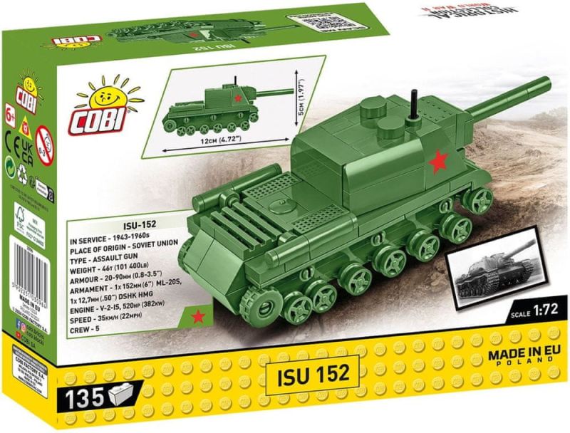 COBI Stavebnica HC WW2 ISU 152 1:72 (COBI-3096)