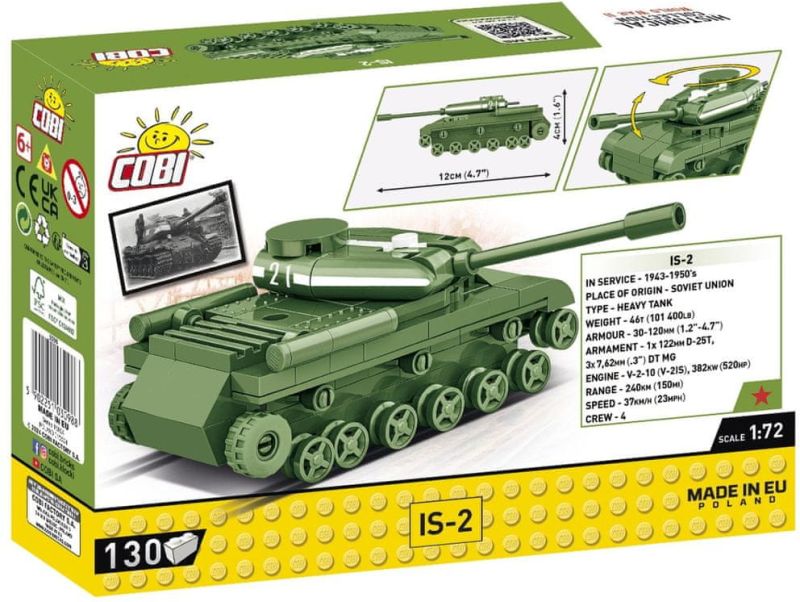 COBI Stavebnica HC WW2 IS-2 1:72 (COBI-3098)