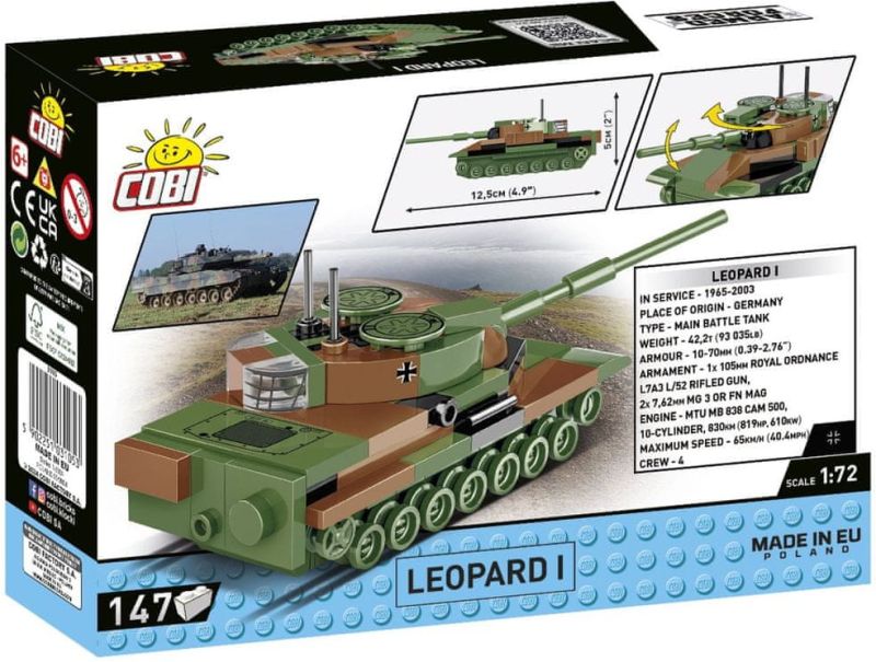 COBI Stavebnica AF Leopard 1 1:72 (COBI-3105)