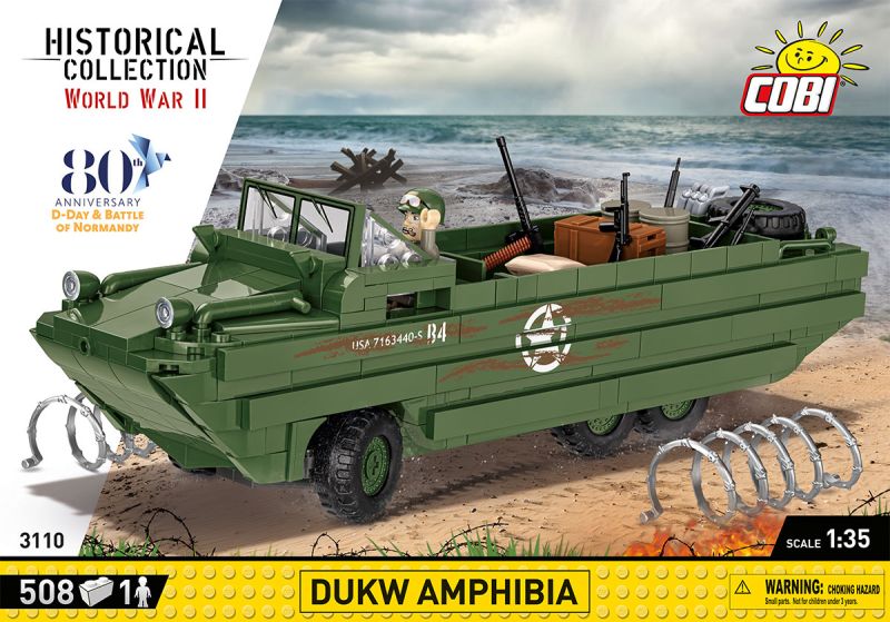 COBI Stavebnica HC WW2 DUKW Amphibia (COBI-3110)