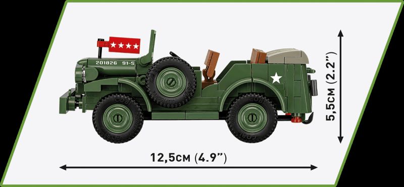 COBI Stavebnica HC WW2 Dodge WC-56 Command Car (COBI-3111)