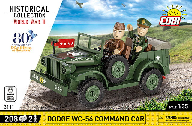 COBI Stavebnica HC WW2 Dodge WC-56 Command Car (COBI-3111)