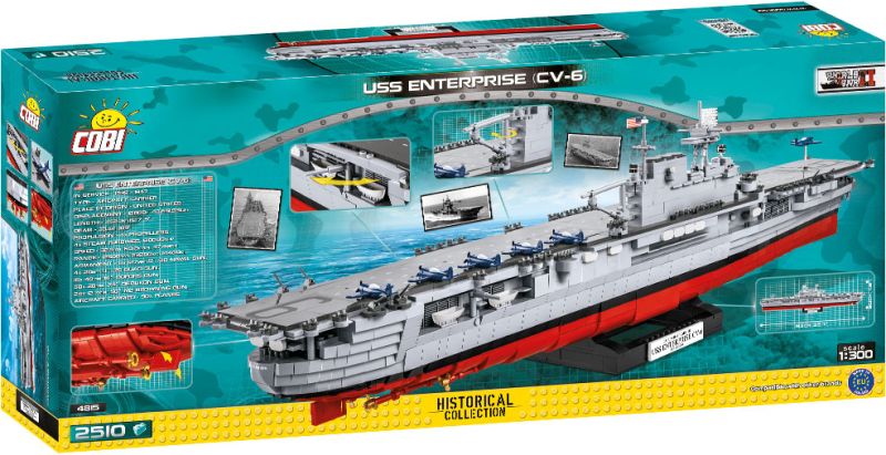 COBI Stavebnica HC WW2 USS Enterprise (CV-6) (COBI-4815)