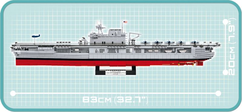 COBI Stavebnica HC WW2 USS Enterprise (CV-6) (COBI-4815)