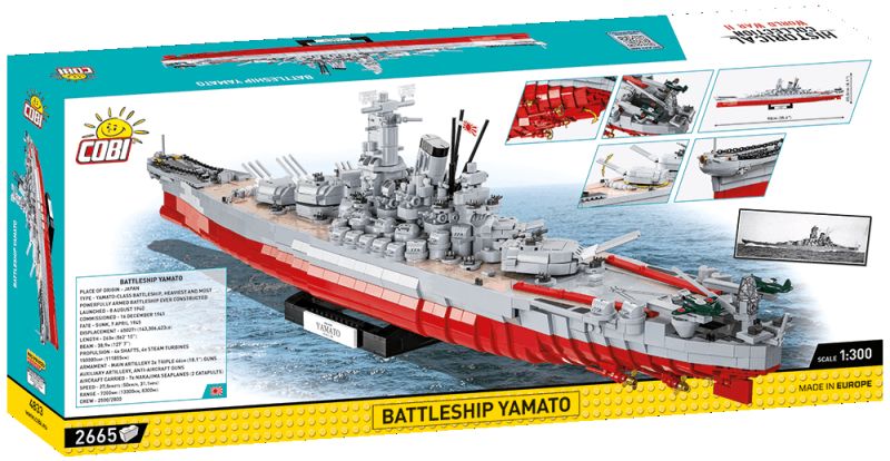 COBI Stavebnica HC WW2 Battleship Yamato (COBI-4833)