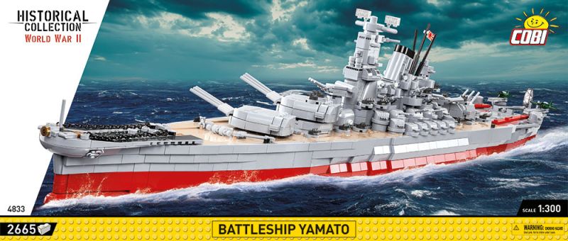 COBI Stavebnica HC WW2 Battleship Yamato (COBI-4833)